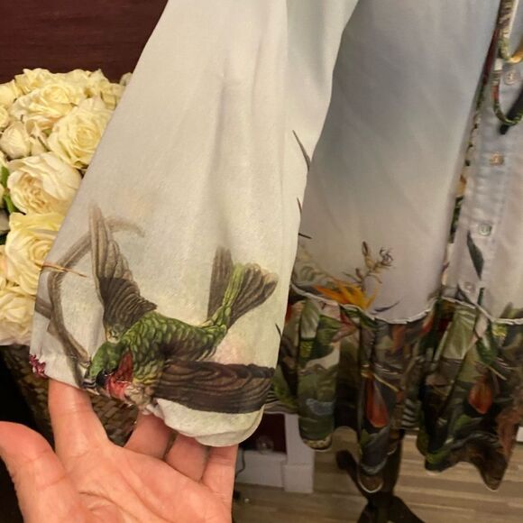 Espaco Fashion tropical print dress, L - Picture 3 of 8